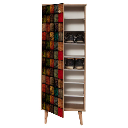 Melamine Shoe Organizer ΗΜ8954.01 Sonama 50Χ38Χ135 Cm.