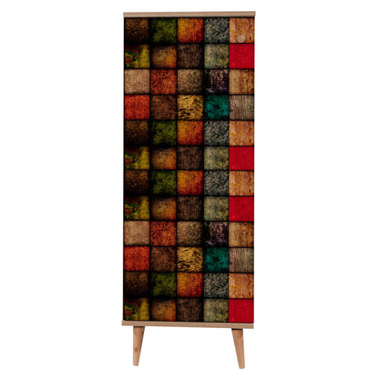 Melamine Shoe Organizer ΗΜ8954.01 Sonama 50Χ38Χ135 Cm.