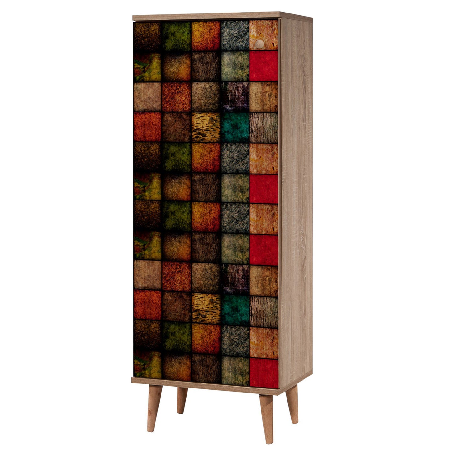 Melamine Shoe Organizer ΗΜ8954.01 Sonama 50Χ38Χ135 Cm.