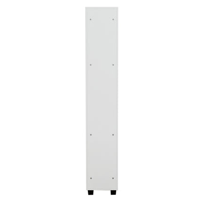 Cabinet Ademia Multi-purpose Column Melamine White 30x33x175,5hcm.hm9124.11
