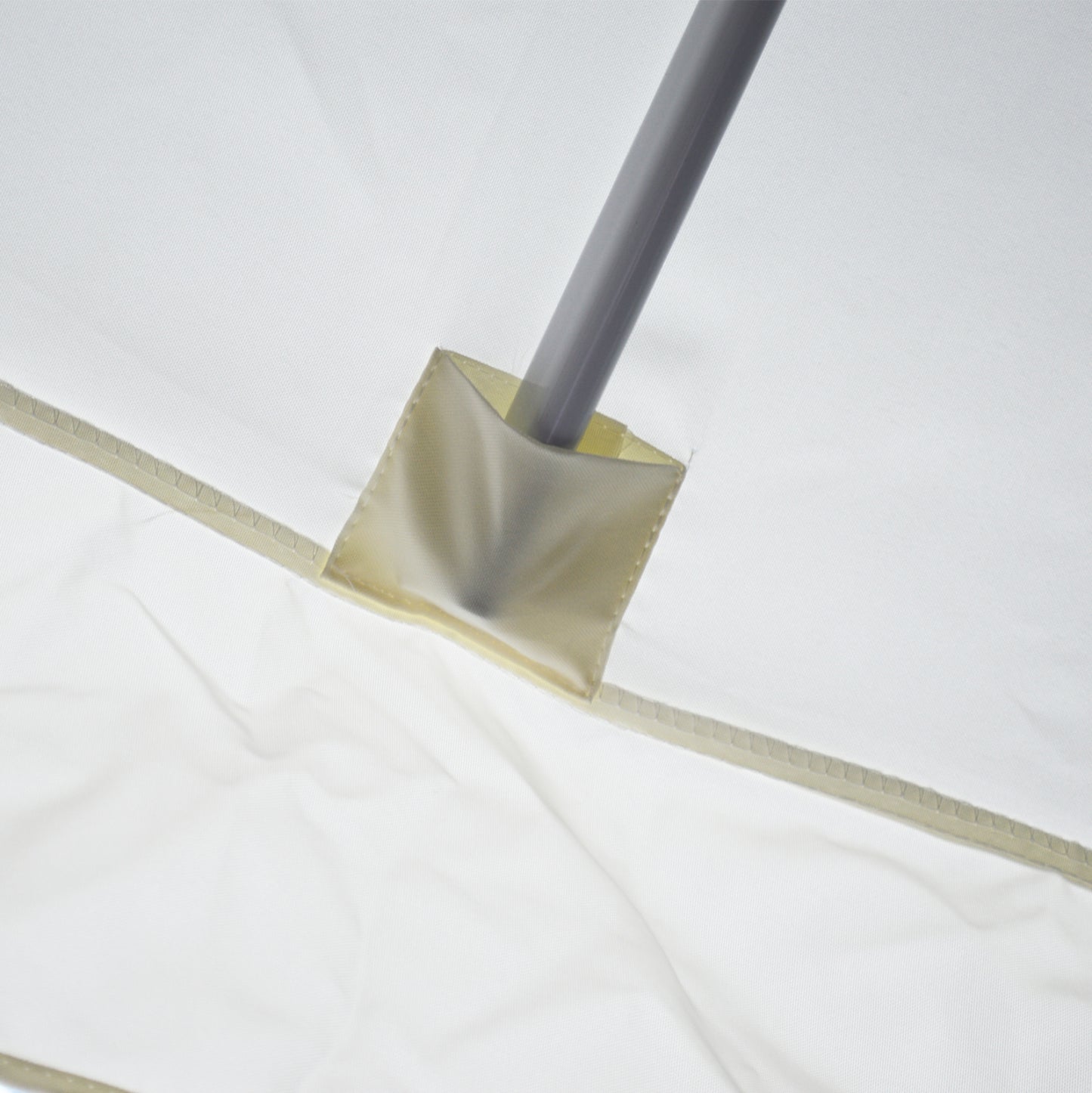 Umbrella 3x3x2,65 M. Aluminum Cream With Crank Hm6004