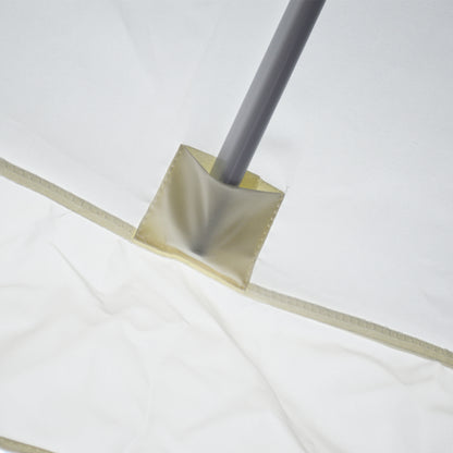 Umbrella 3x3x2,65 M. Aluminum Cream With Crank Hm6004