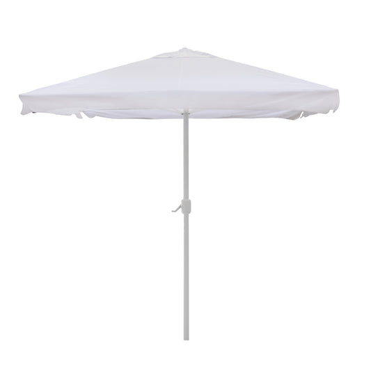 Umbrella 3x3x2,65 M. Aluminum Cream With Crank Hm6004