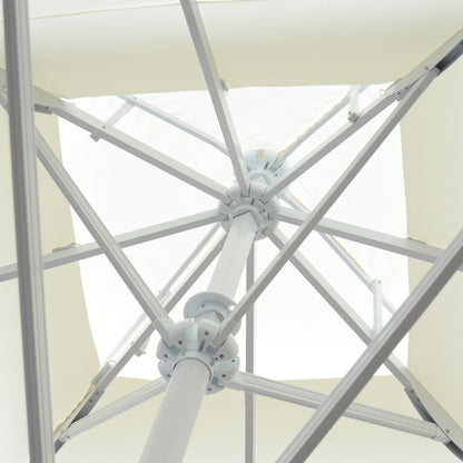 Professional Aluminum Umbrella Hm6002 White-enhanced Ventilation-telescopic-4Χ4x2,95hm