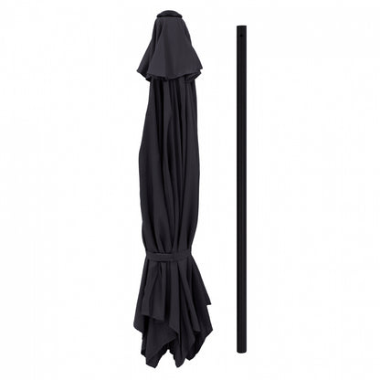 Aluminum Umbrella 2.50m With 6 Radies Gray Cloth Hm6030.10