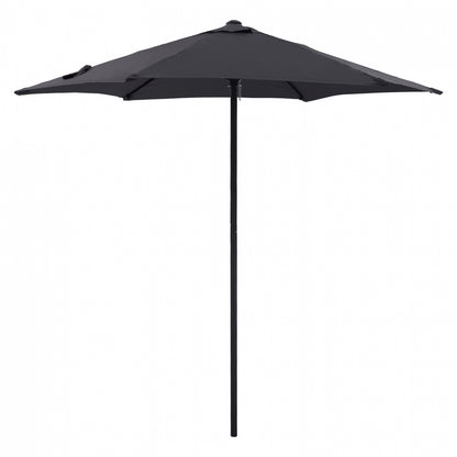 Aluminum Umbrella 2.50m With 6 Radies Gray Cloth Hm6030.10