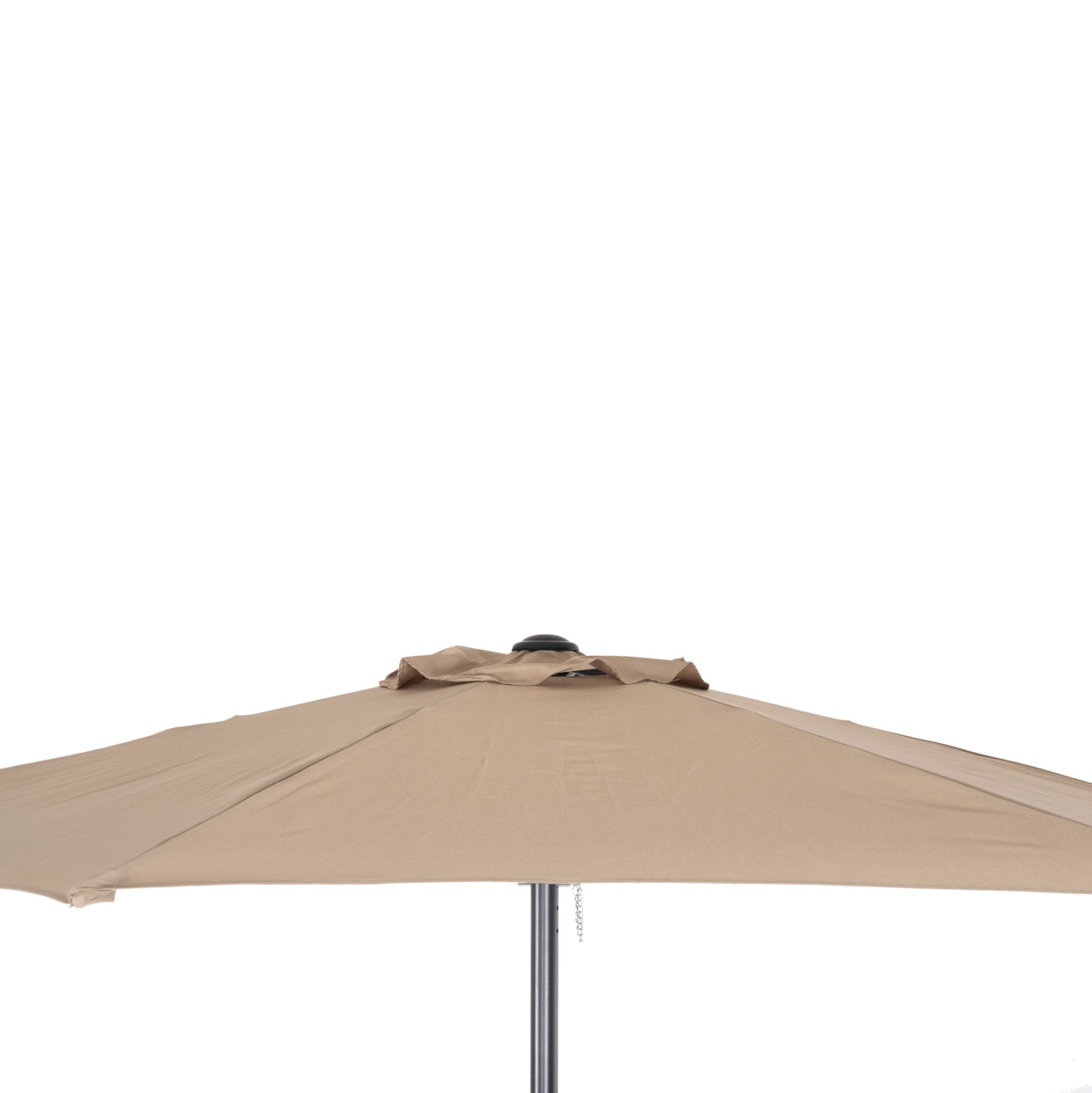 Aluminum Umbrella With 6 Spokes Kacen Hm6030.04 Mocha-anthracite Φ250x236h Cm.