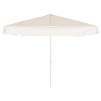 Professional Umbrella Alu Cashton 3x3x2.90m Cream Shade Hm6018.01
