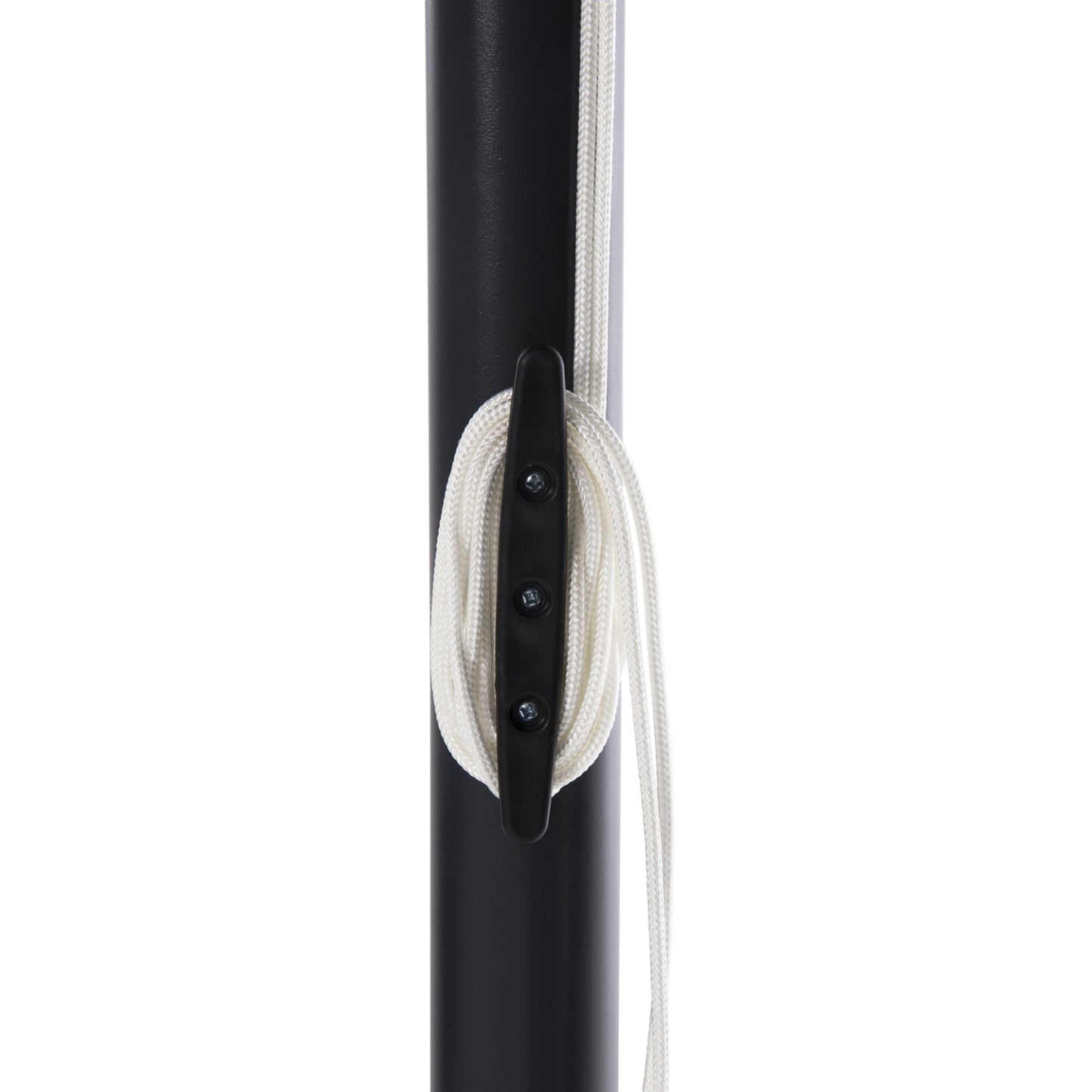Professional Umbrella Alu 2.20x2.20 Black Fabric Acrylic 8rays Hm6013.03
