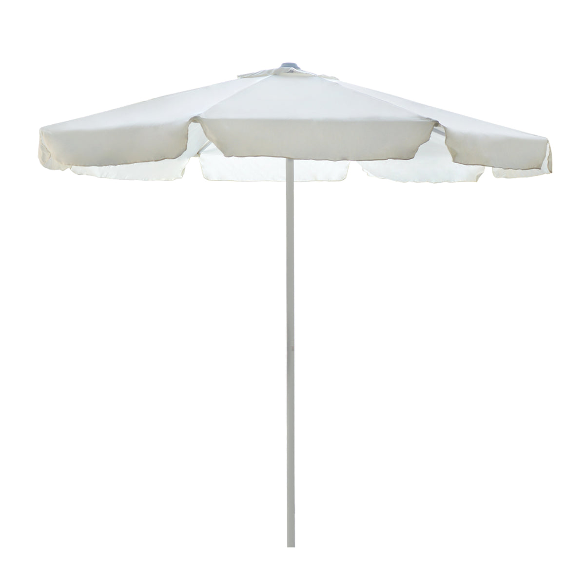 Professional Umbrella 2.35m Cream Color One Piece Tube Hm6000.01