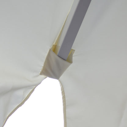 Professional Umbrella Alu 2.5m Cream Color One Piece Tube Hm6005