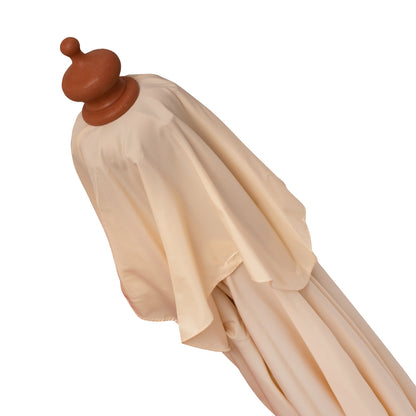 Professional Umbrella 3x3m With Wooden Frame Hm6022 Beige