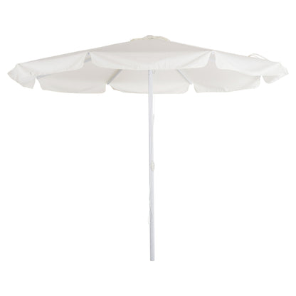 Professional Umbrella Alu 3m Cream Color One Piece Tube Hm6006