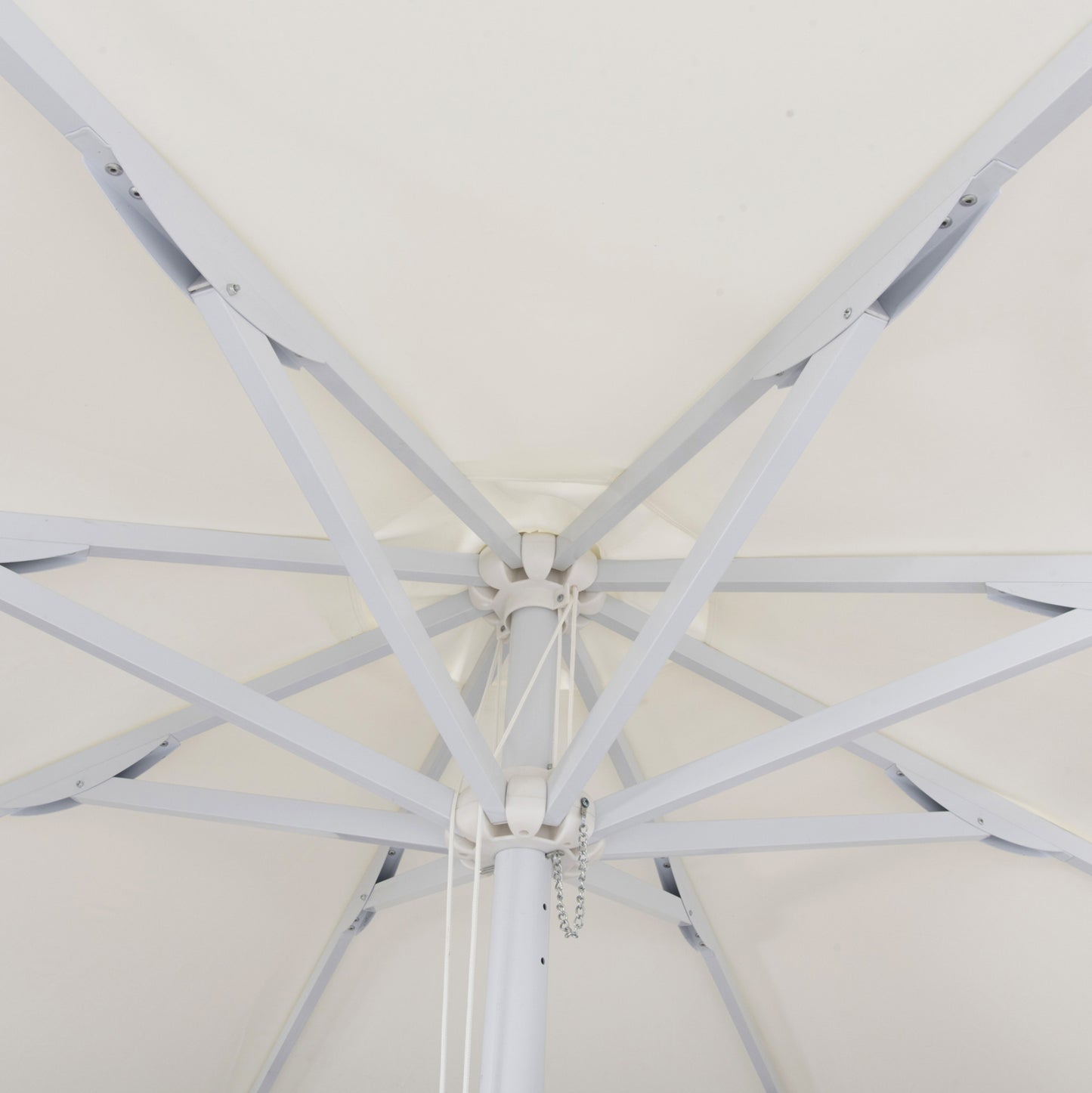 Professional Umbrella Alu 3m Cream Color One Piece Tube Hm6006