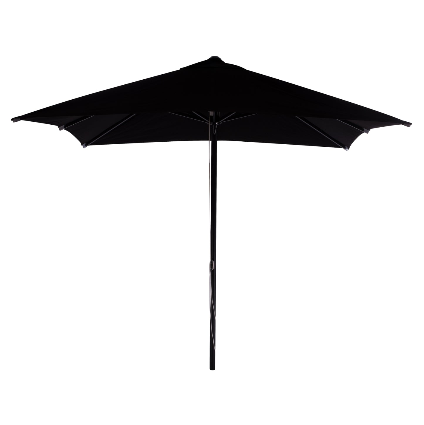 Professional 3x3x2,83m Aluminum Umbrella With Acrylic Cloth In Black Shade Hm6026.03