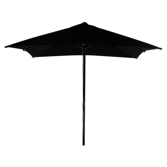 Professional 3x3x2,83m Aluminum Umbrella With Acrylic Cloth In Black Shade Hm6026.03