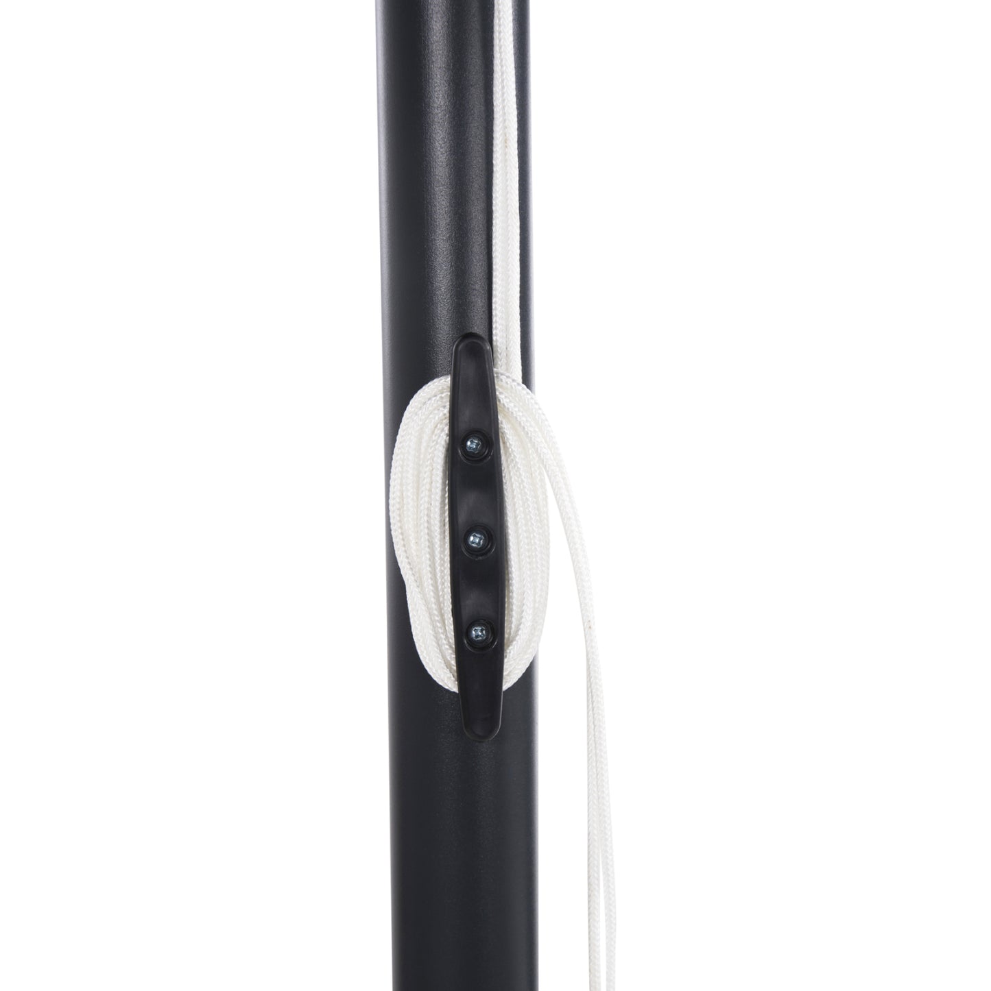 Professional Umbrella Alu Diameter 2.20m Aluminum Black Acrylic Fabric Hm6028.03