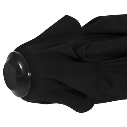 Professional Umbrella Alu Diameter 2.20m Aluminum Black Acrylic Fabric Hm6028.03