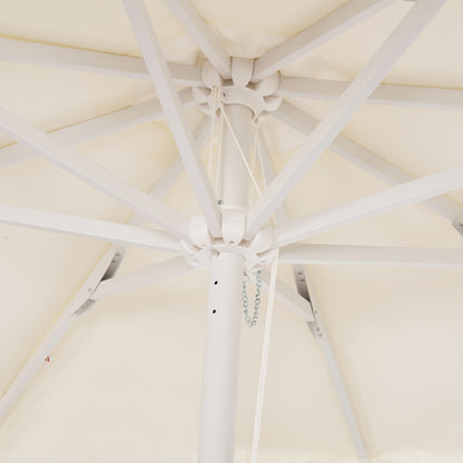 Professional Umbrella Reggie Alu D2.20x2.50m Cream Color Hm6012