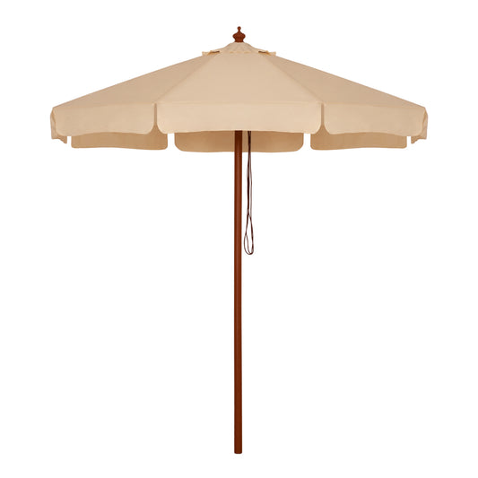 Professional Umbrella 2.30m With Wooden Frame Hm6021 Beige