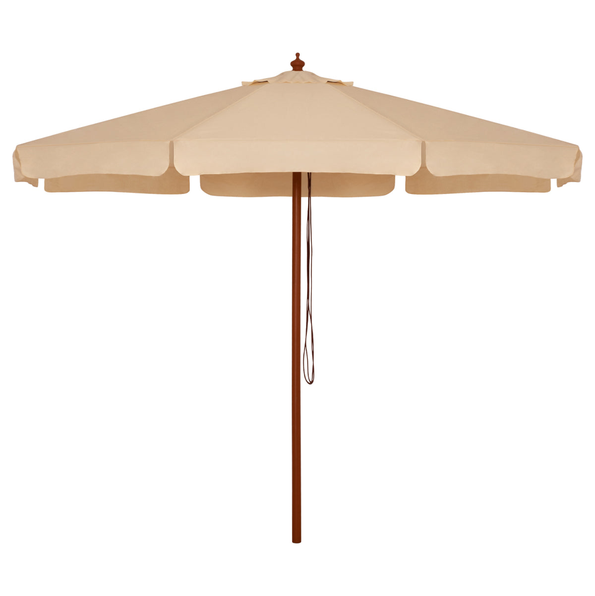 Professional Umbrella 3m With Wooden Frame Hm6020 Beige