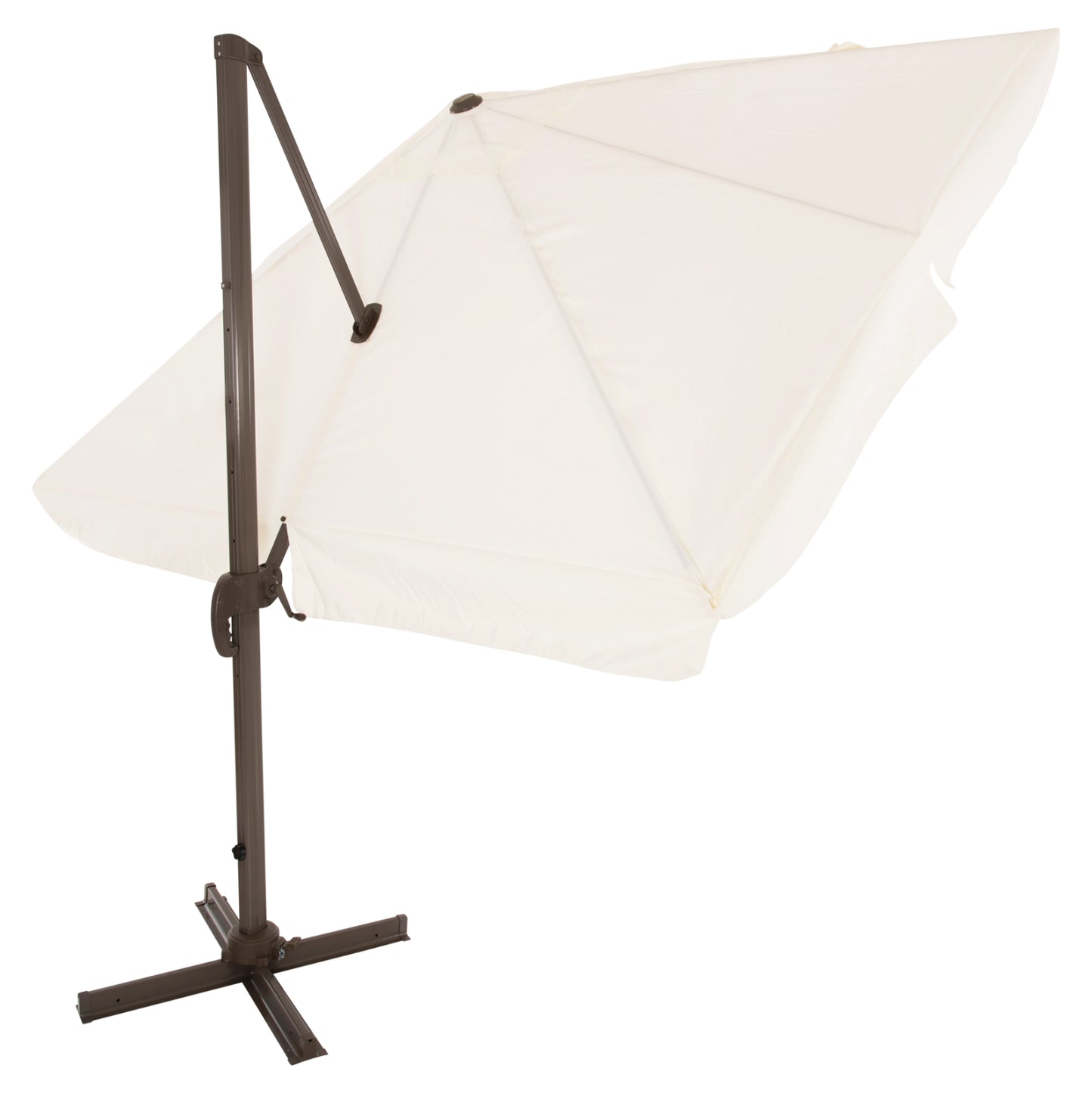 Umbrella Shader Alu 3x3 360 Degree With Grey Fabric Hm6025.01