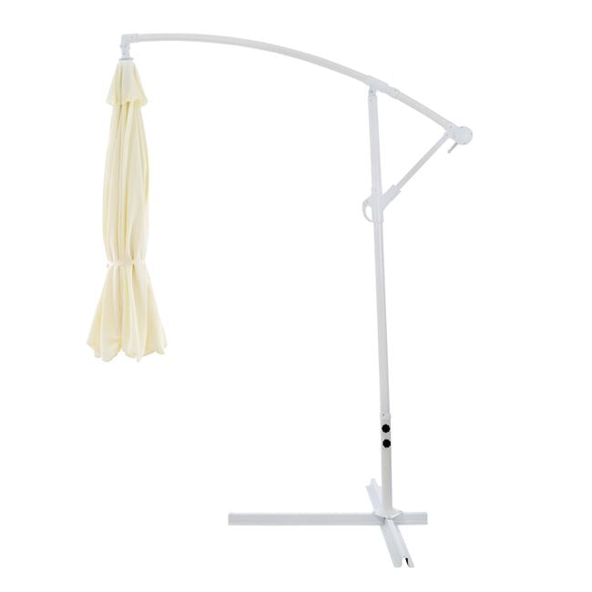 Hanging Umbrella D300x237cm. Rounded With 4 Legs At The Base Hm6008