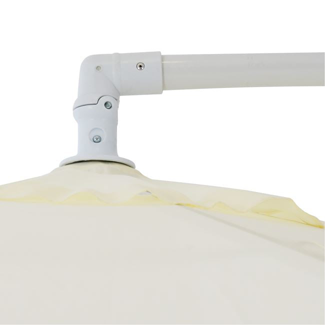 Hanging Umbrella D300x237cm. Rounded With 4 Legs At The Base Hm6008