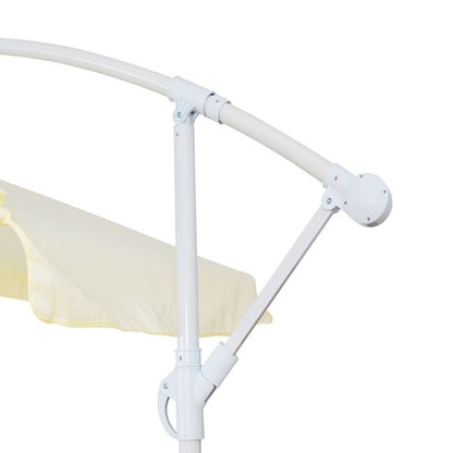 Hanging Umbrella D300x237cm. Rounded With 4 Legs At The Base Hm6008