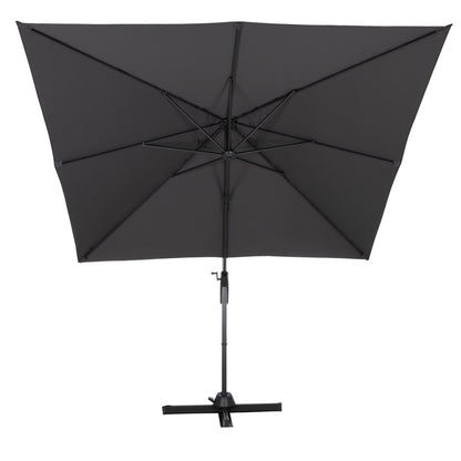 Poolside Umbrella Javante Hm6623.01 Grey Aluminum & Shade 2.7x2.7x2.7hcm.