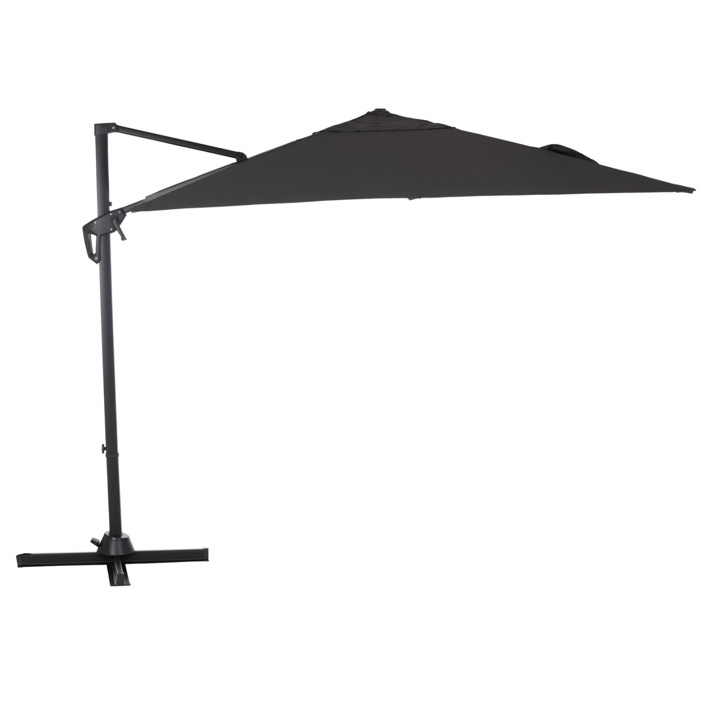 Poolside Umbrella Javante Hm6623.01 Grey Aluminum & Shade 2.7x2.7x2.7hcm.