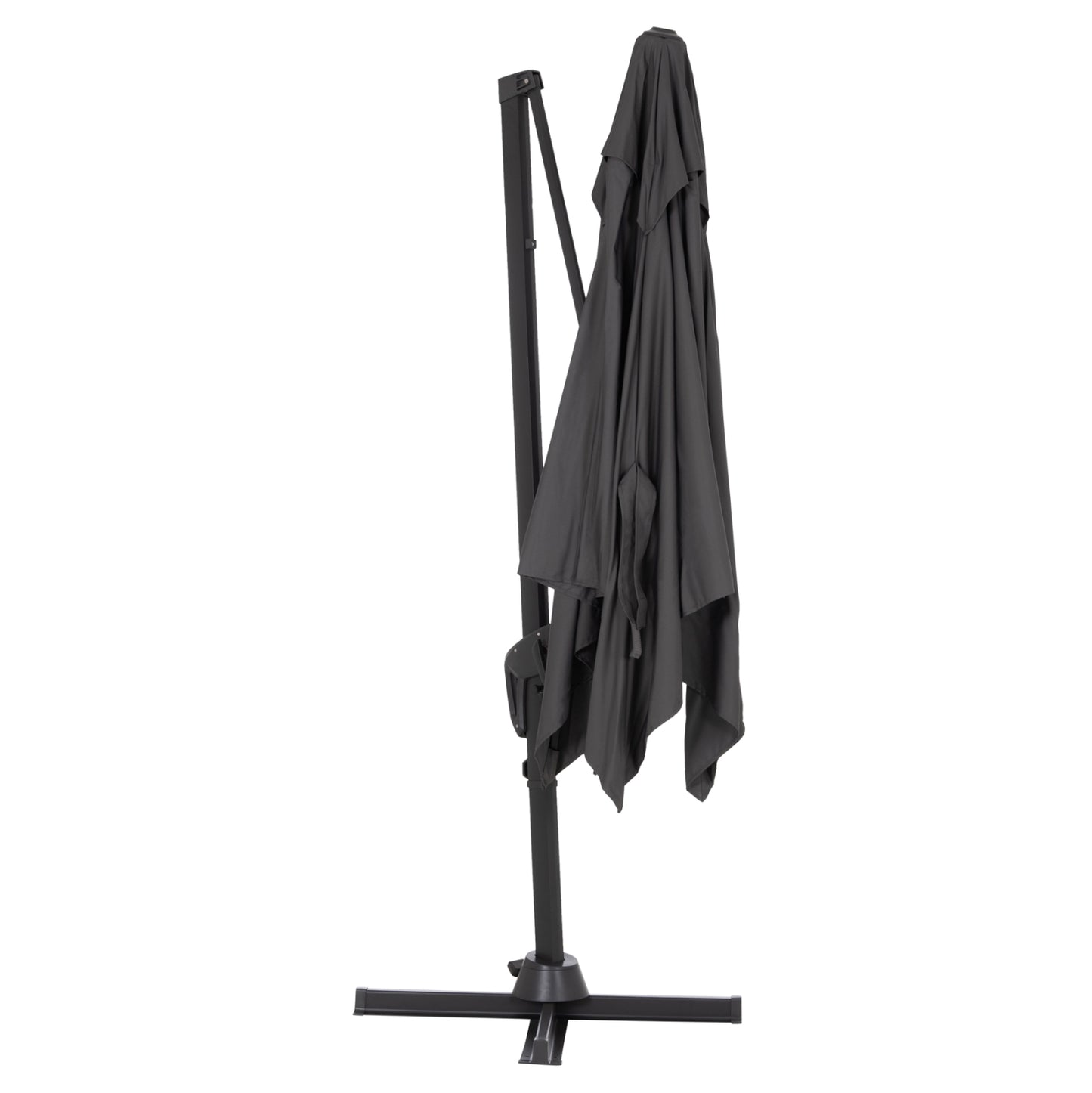 Poolside Umbrella Javante Hm6623.01 Grey Aluminum & Shade 2.7x2.7x2.7hcm.
