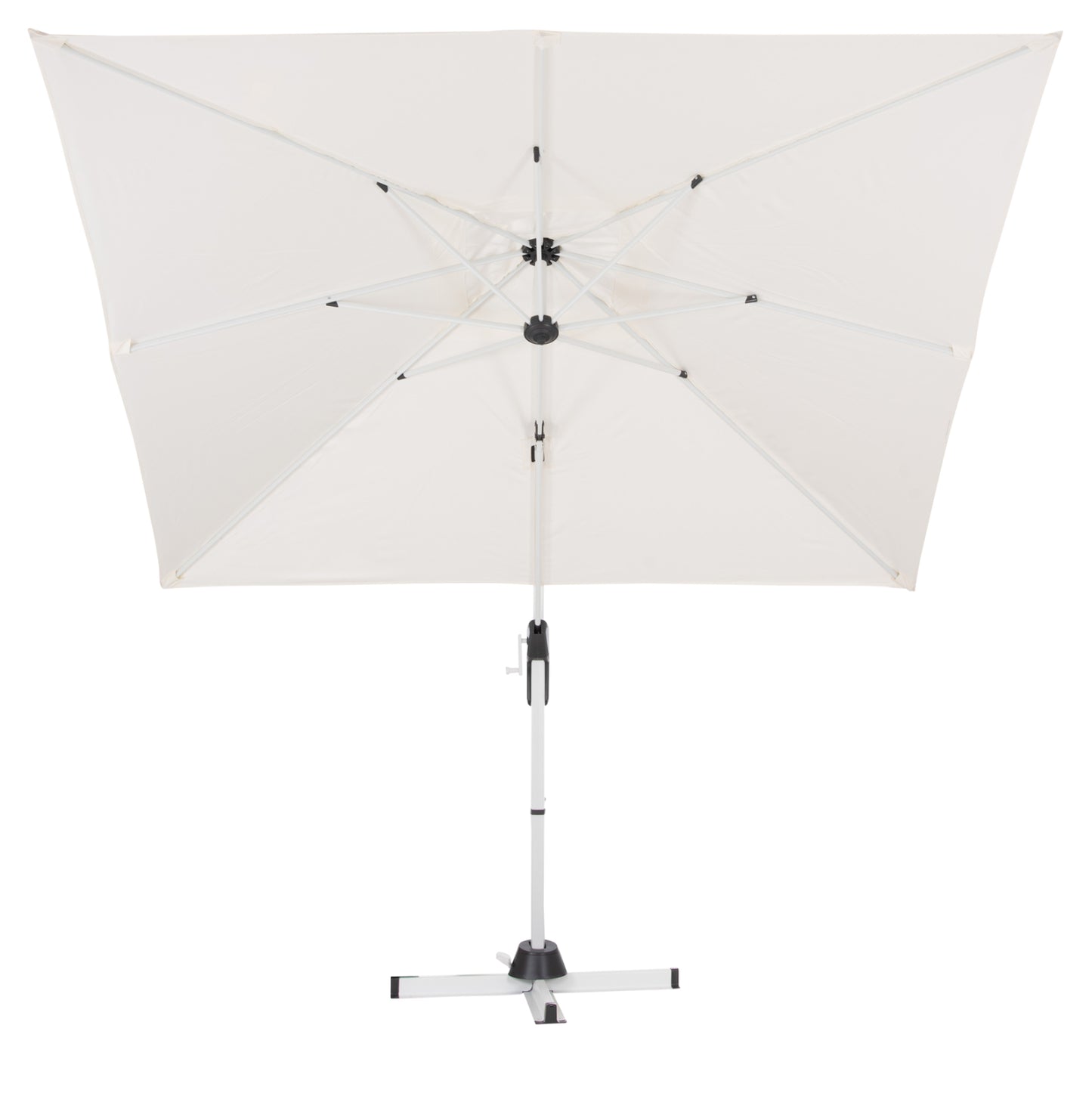 Poolside Umbrella Javante Hm6623.02 White Aluminum & Shade 2.7x2.7x2.7hcm.