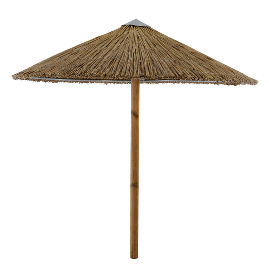 Straw Umbrella '250 With Ring And Pine Pole Hm5439