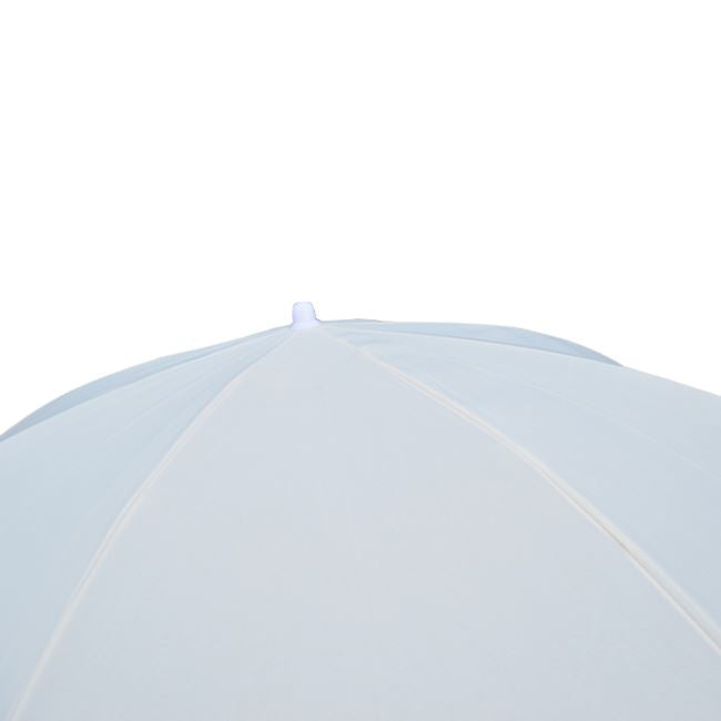 Umbrella For The Beach Fiberglass Rays 2m Hm6015.01 White