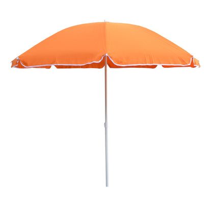 Umbrella For The Beach Fiberglass Rays 2m Hm6015.02 Orange