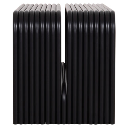 Bench 2-seater Series Intrepid Hm6327.01 Aluminum In Black 109,5x37x42hcm.