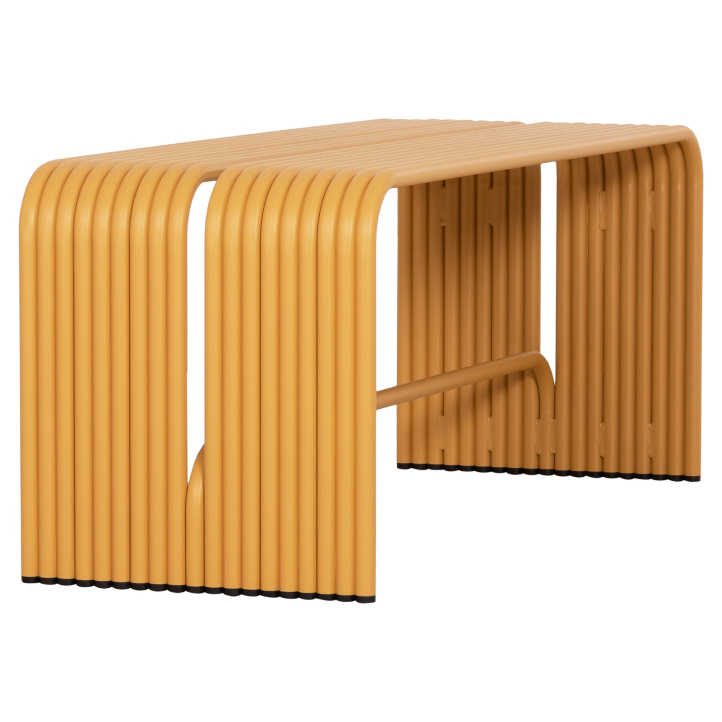 Bench 2-seater Series Intrepid Aluminum - 109.5x37xH42cm