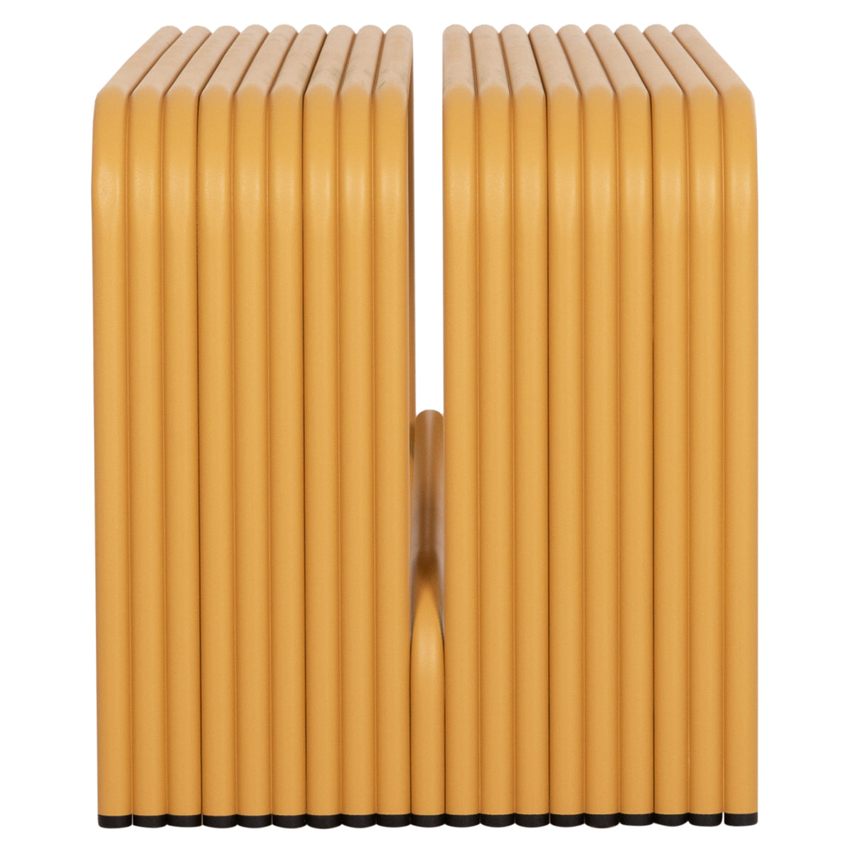 Bench 2-seater Series Intrepid Hm6327.06 Aluminum In Yellow Color 109,5x37x42hcm.