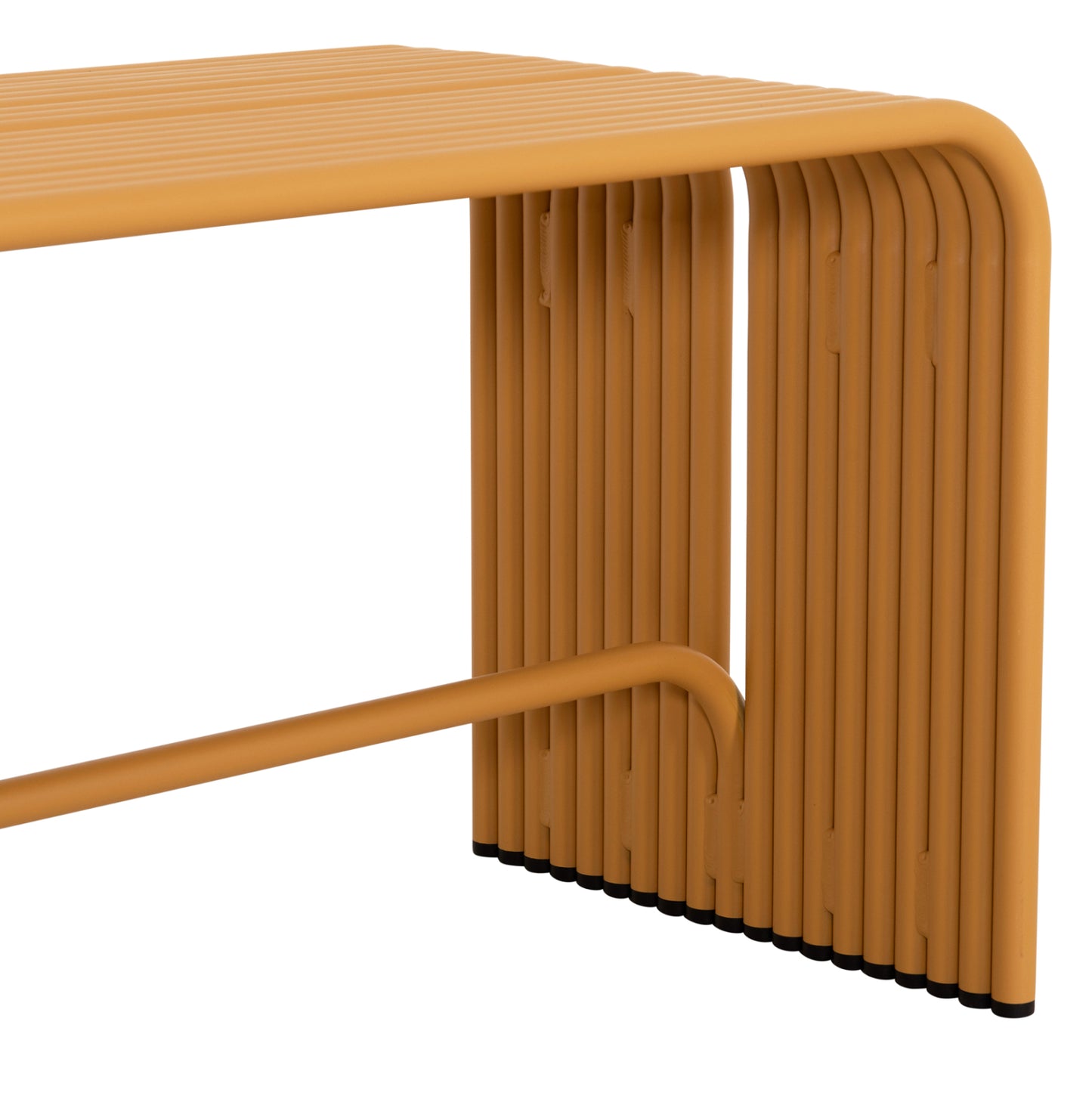 Bench 2-seater Series Intrepid Aluminum - 109.5x37xH42cm