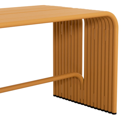 Bench 2-seater Series Intrepid Aluminum - 109.5x37xH42cm