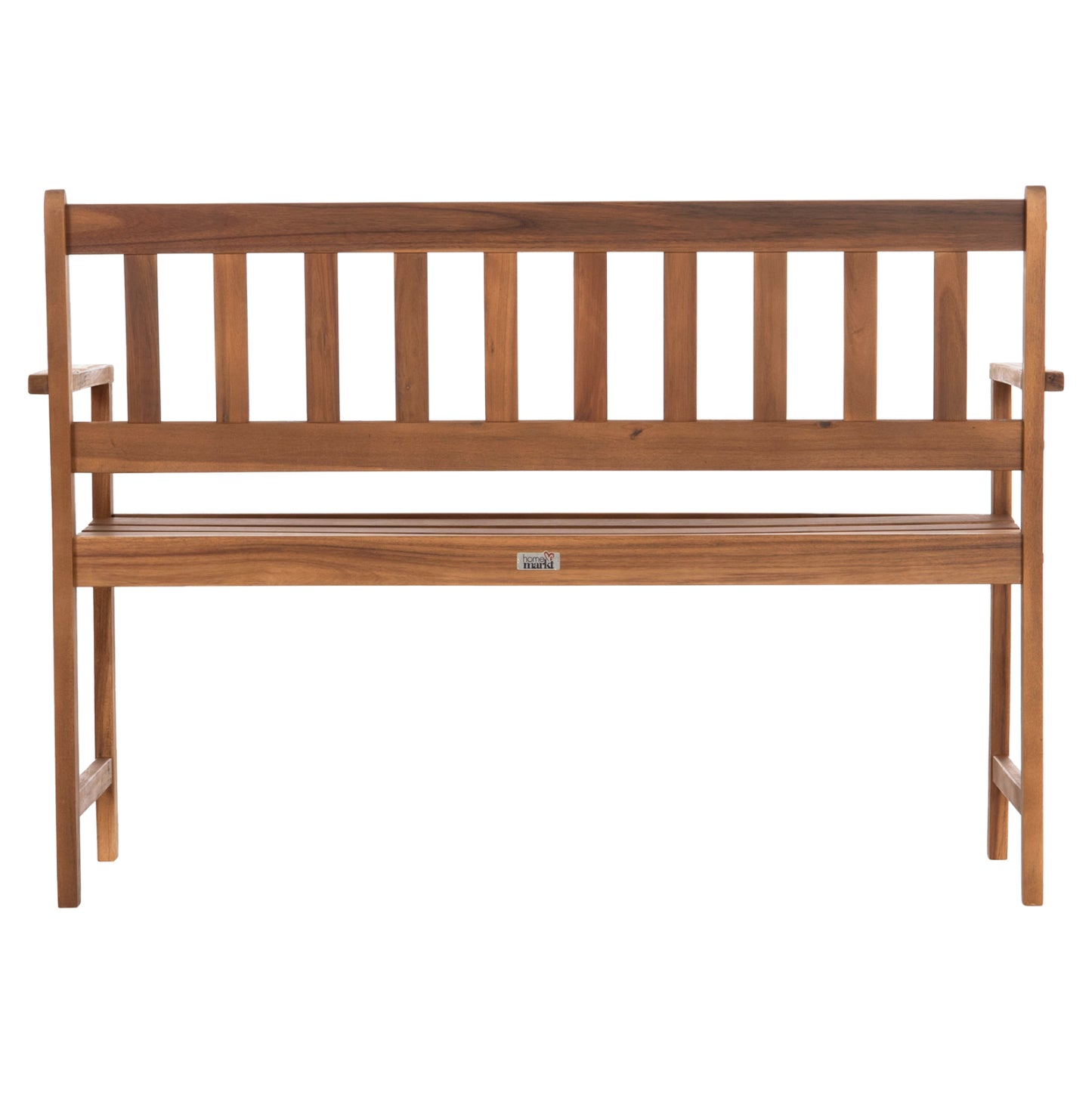 Outdoor Bench 2-seater Fornel Hm6546 Acacia Wood In Natural Color 122x56x85hcm.