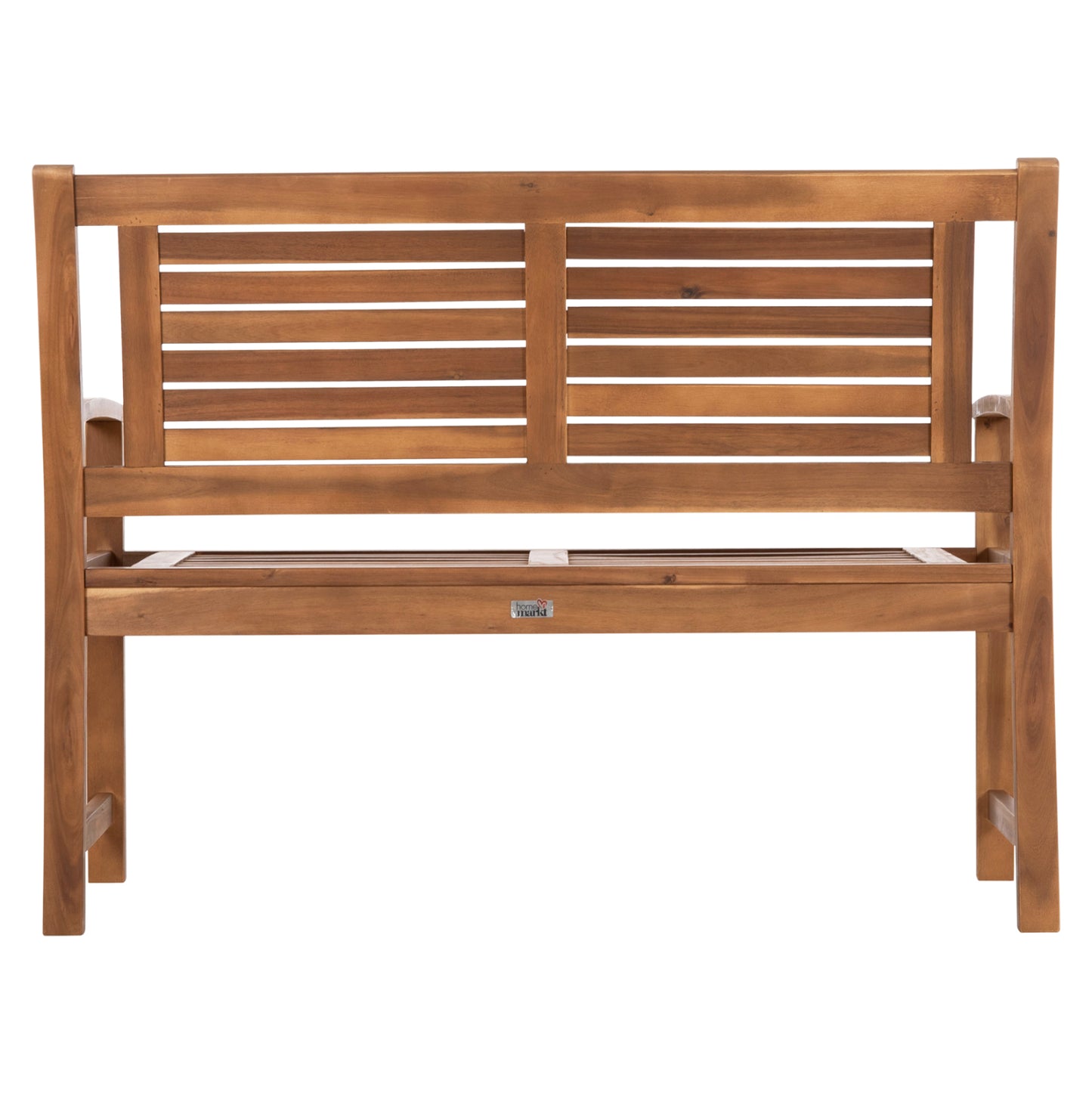 Outdoor Bench 2-seater Danny Hm6547 Acacia Wood In Natural Color 122x60x92hcm