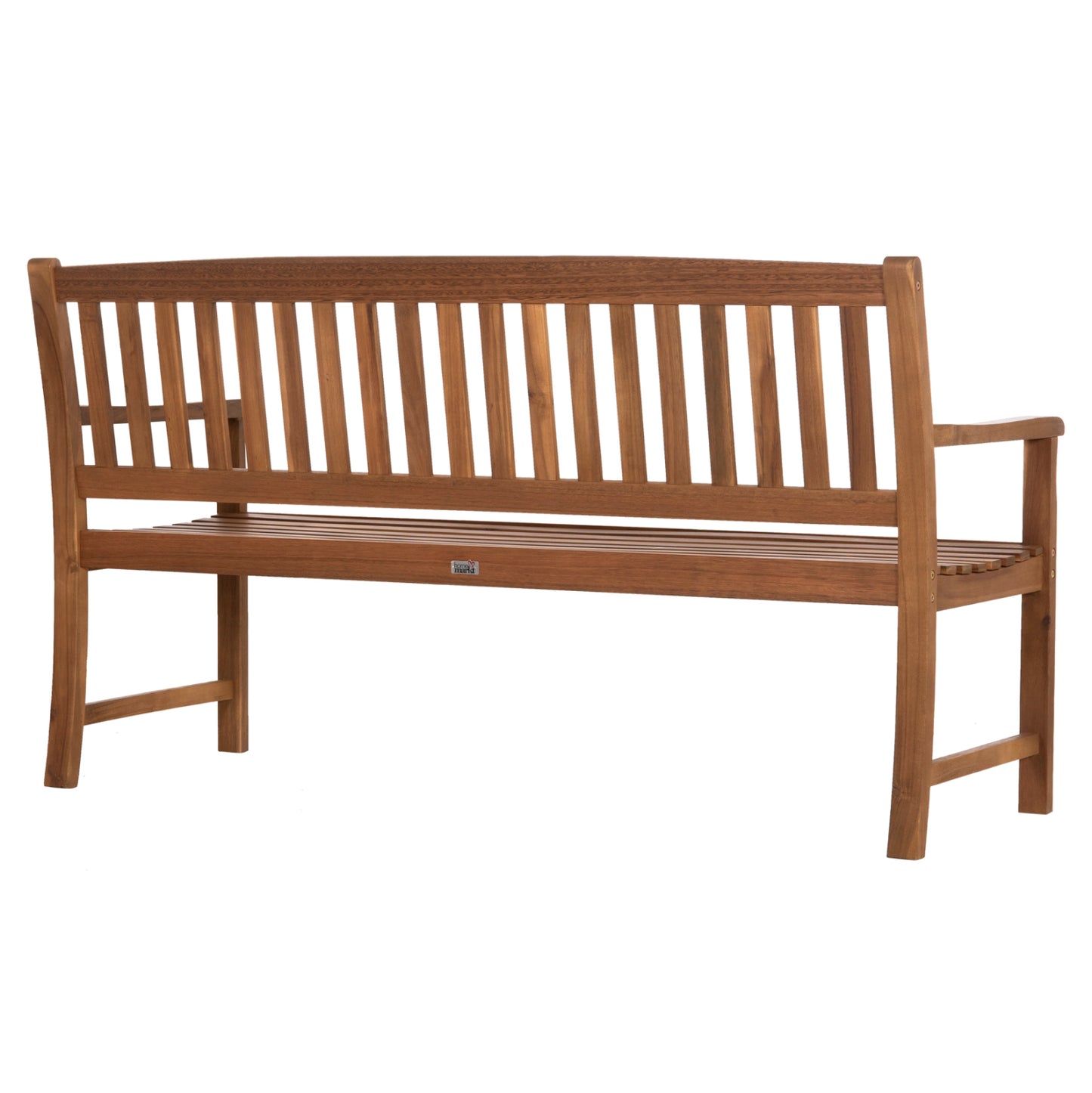 Outdoor Bench 3-seater George Hm6548 Acacia Wood In Natural Color 160x62x90hcm