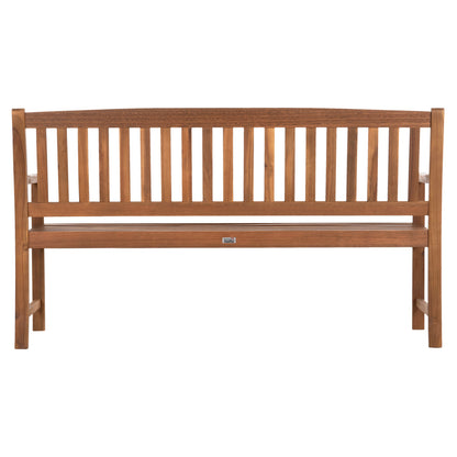 Outdoor Bench 3-seater George Hm6548 Acacia Wood In Natural Color 160x62x90hcm