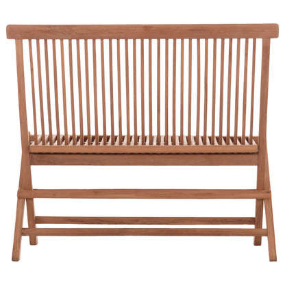 Bench Kendall Hm18128 Foldable Made Of Teak Wood In Natural Color 100x47x89hcm.