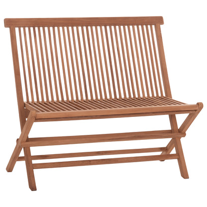 Bench Kendall Hm18128 Foldable Made Of Teak Wood In Natural Color 100x47x89hcm.
