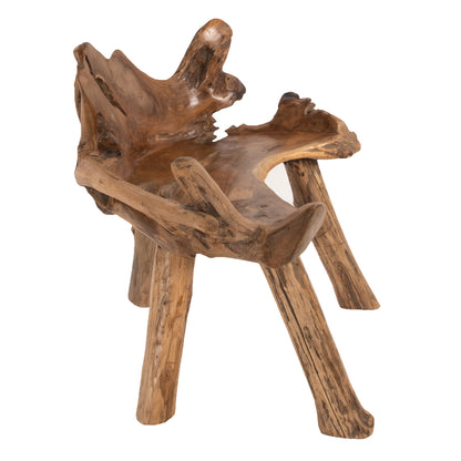 Bench Hm9348 Solid Teak Natural Color 120x88x80 Cm.