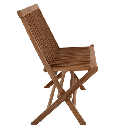 Bench Kendall Hm9541 Foldable Made Of Teak Wood In Natural Color 120x62x89hcm.