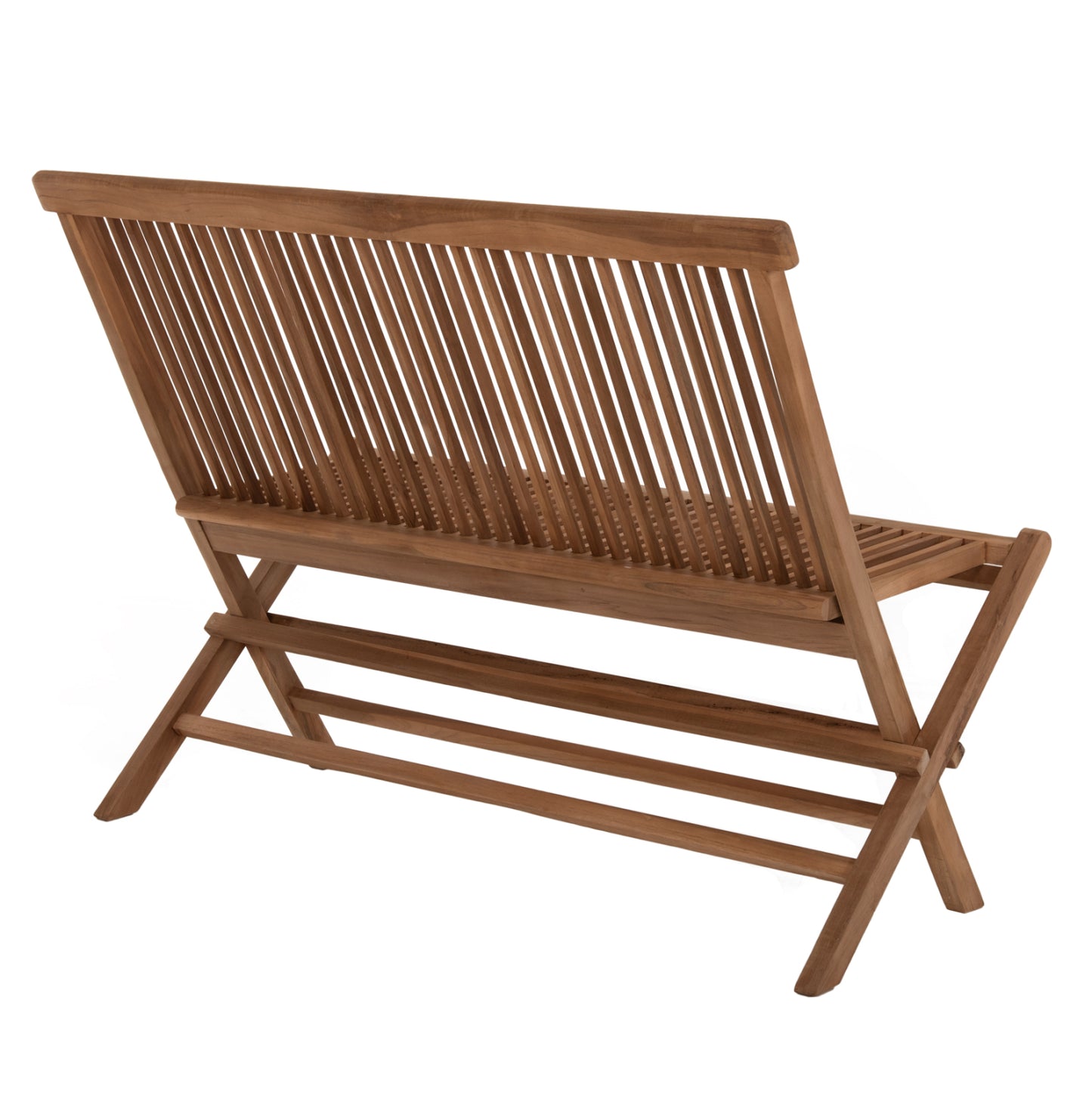 Bench Kendall Hm9541 Foldable Made Of Teak Wood In Natural Color 120x62x89hcm.